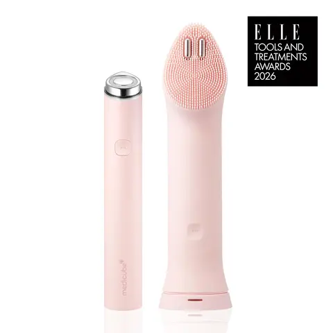 [medicube] Booster Facial Cleansing Device - Pink / Beige ㅣMini Booster Pro Plus + Booster Facial Cleansing Device HeadㅣK-beauty Facial Device for deep gentle cleansing, visible skin definition care & enhanced skincare absorption