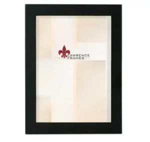 212 MAIN Rectangular 8x10 Black Wooden Photo Frame - Gallery Collection with Easel Back, Half-Inch Mold, Gallery Look, Baby Decor for Wall Display