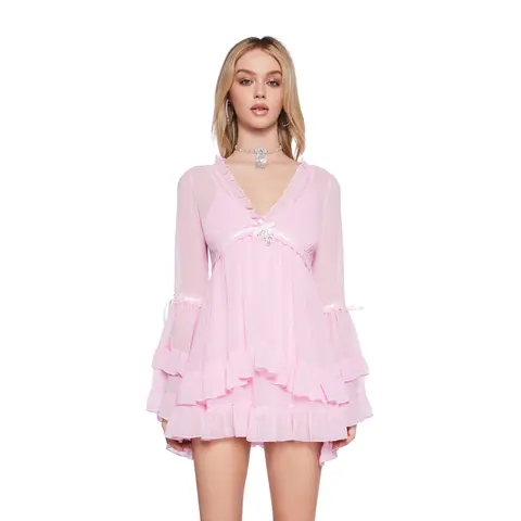 Real Divinity Mini Dress - Light Pink