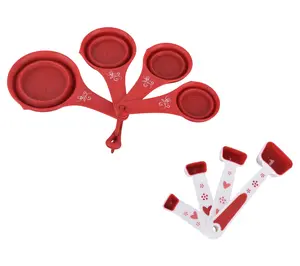 Temp-tations 8-Piece Collapsible Measuring Cup & Spoon Set