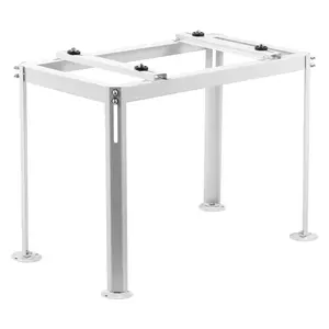 fathersdaygift VEVOR Mini Split Ground Stand, Adjustable Anti-Vibration Mini Split Stand for 9000-18000 BTU Ductless Air Conditioner Heat Pump, Heavy Duty AC Base Bracket Floor Mount w/ 441LBS Max. Load Capacity