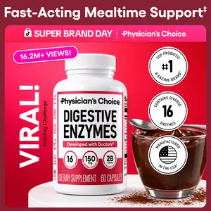 Physician's Choice Digestive Enzymes - Bloating & Mealtime Discomfort Support with Probiotics + Prebiotics for Digestion & Gut Health