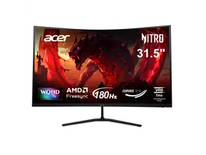 Acer Nitro 32 inch (31.5" viewable) WQHD 2K 1440P 180hz with AMD FreeSync 1ms 1000R Curved Gaming Computer Monitor ED323QU P1bmiipx