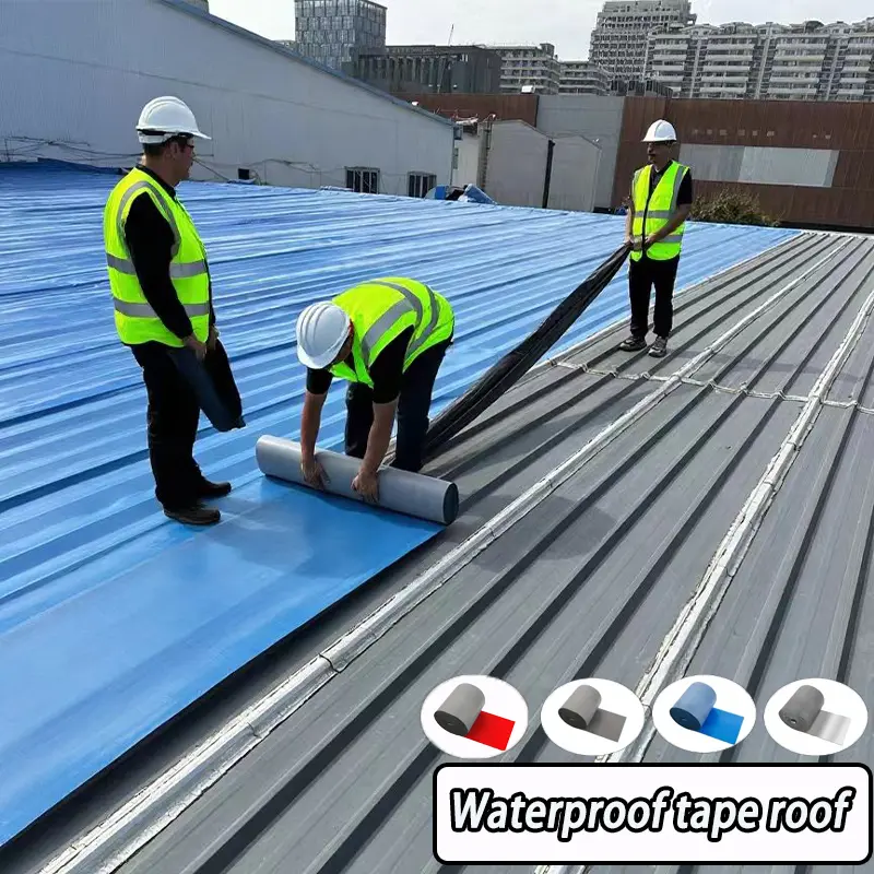 FuBon RUNTIAN Heavy-Duty Waterproof Tape Roll - 19.6in x 11yd, High Temperature Resistant, Long-Lasting Adhesive for Pipe, Gutter Repairs