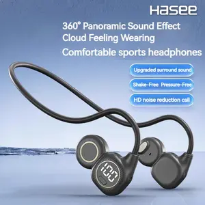 True Wireless Bluetooth Earphones with Smart Display, HiFi Stereo, Noise Isolation, Fast Charging, Lightweight Portable Case, Ideal for Commuting, Study, Sports, Extended Playtime, Secure Fit, Back to School Gift Choice for Boys & Girls