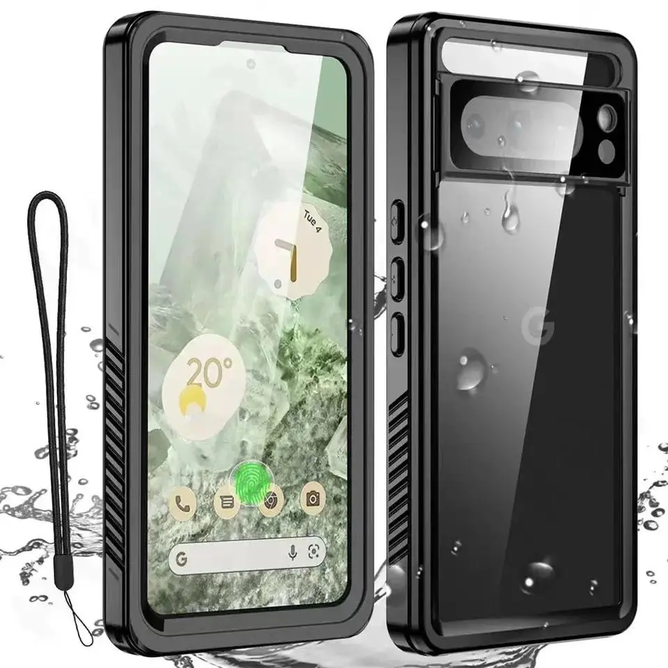 HAY IP68 Waterproof For Google Pixel 8A 8 Pro 8 7 Pro 7A 7 6A 9 Case Snorkeling Diving Underwater Swim Outdoor Sports Cover