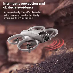 GT3 Pro Smart Quadcopter Drone Helicopter – Dual Stabilized Cameras UAV with Built-In Display RC, Lightweight Design, Orientation Sensor, Tech Accessories for Novice Cinematic Aerial Footage, Drone Helicopter Quadcopter