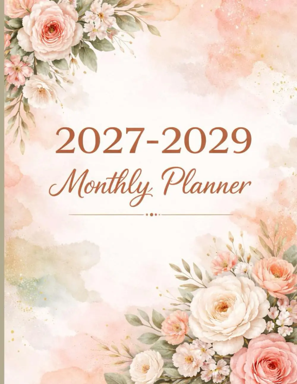 "2027-2029 Monthly Planner Large 3-Year Organizer from January 2027 to December 2029 With Holidays & Inspirational Quotes