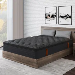 9" 12"14" Twin Full Queen King Size Mattress in a Box Hybrid Pocket Spring Gel Memory Foam Medium Firm