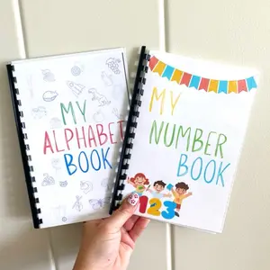 My Alphabet and Number Book Bundle - Educational Learning Resources for Kids