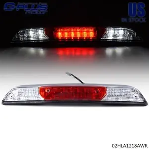 Fit For 15-19 FORD F150 Clear & Red Lens LED Third Brake Light Cargo Lamp