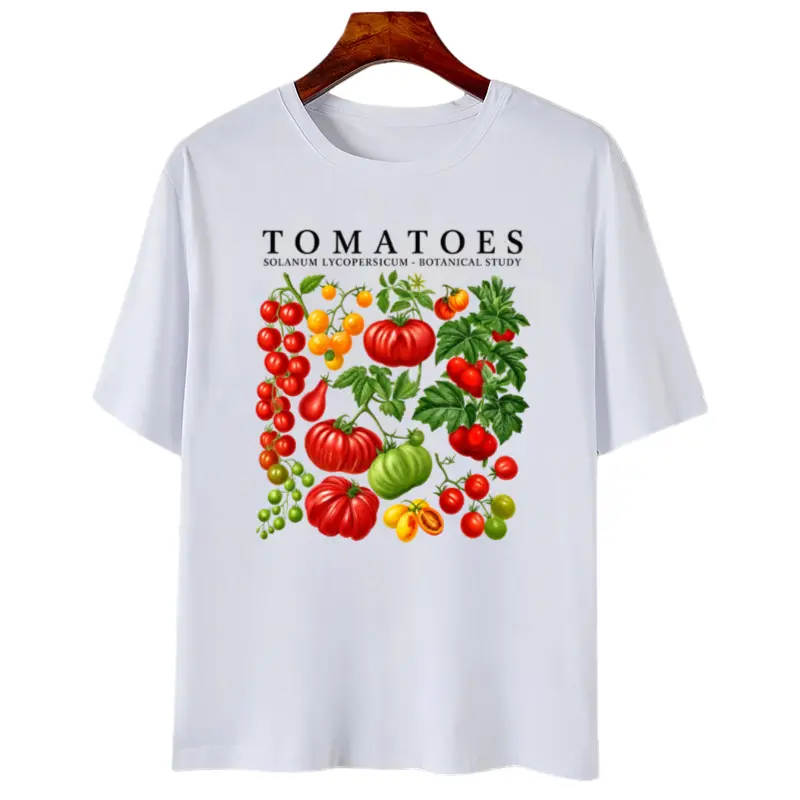 Tomato Shirt , Fruit Shirt, Botanical Shirt, Clothing Vegan Shirt, Garden Shirt, Vegetable Shirt, Aesthetic Shirt