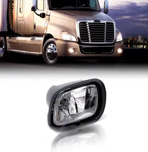 Torque Passenger Right Side Fog Light Lamp Replacement for 2008-2017 Freightliner Cascadia semi Trucks [Included All Bulbs] Assembly DOT SAE Approved RH (TR031-R)
