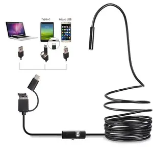 Endoscope Camera with Adjustable LED Lights, Ip67 Waterproof, Ideal for Car Inspection & Appliance Repair, Multifunctional Automotive Tool