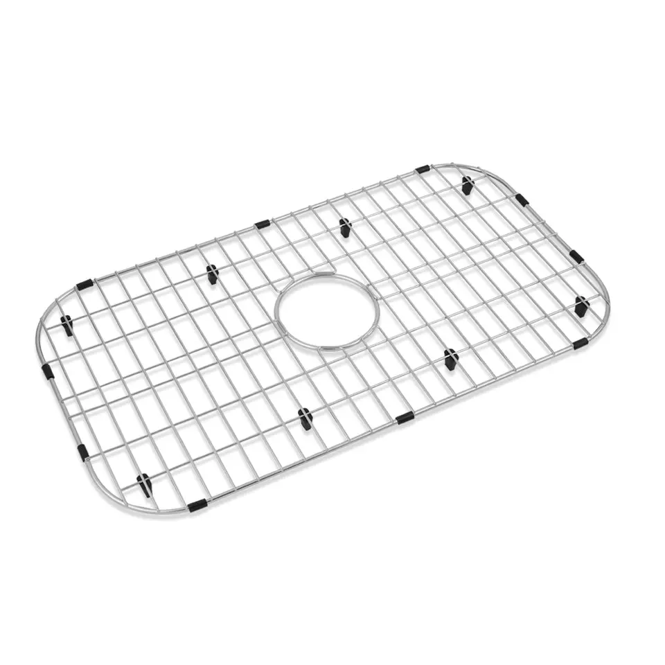 25.98-in x 14.13-in Center Drain Heavy-Duty Stainless Steel Sink Grid NDG3019