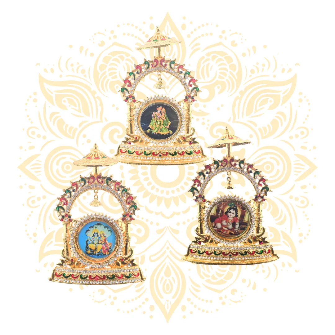 Utsav Stand - Mini Altar of varying Deities