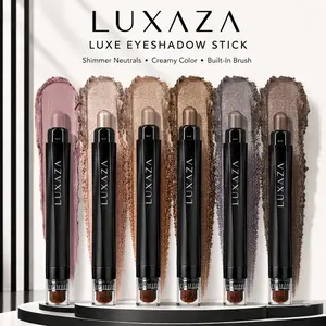 LUXAZA 6PCS / 10PCS Eyeshadow Stick,Shimmer And Matte Brown Metallic Cream Eyeshadow Pencil Crayon with Smudge-proof & Waterproof, Eye Brightener Stick Cream Eyeshadow Stick Set Makeup Cosmetic Christmas gifts #SummerVibes #Summervibes