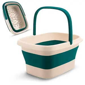 Fivona Collapsible Foot Bath Basin - Pedicure Foot Soaking Tub - Comfortable and Convenient Foot Soaking - At Home Relaxation Foot Spa