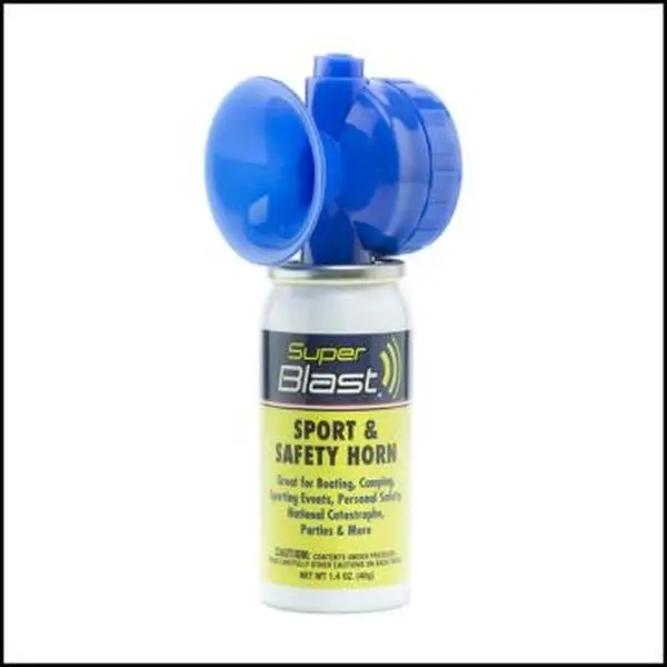 Portable Handheld Powerful Air Horn for Motorcycle - USCG Approved, 112 dB Volume, 112dB Heard Far, Durable Design, Emergency Sound for Camping, Boating Use, Handheld Canister