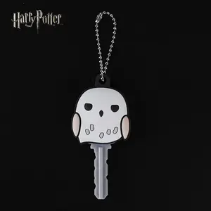 1PC Harry Potter Officially Licensed Hedwig Cute Cartoon Keychain Keyring Novelty Decorative Keycover for Backpack Clothes and Good Gifts for Family Friends and Harry Potter Fans