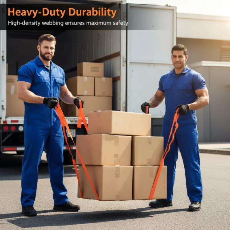 Furniture Moving Strap with Wrist Strap, Mover Rope, Webbing, Effortless Lifting Tool, Versatile, Ideal for Home Relocation, Durable and Comfortable Design
