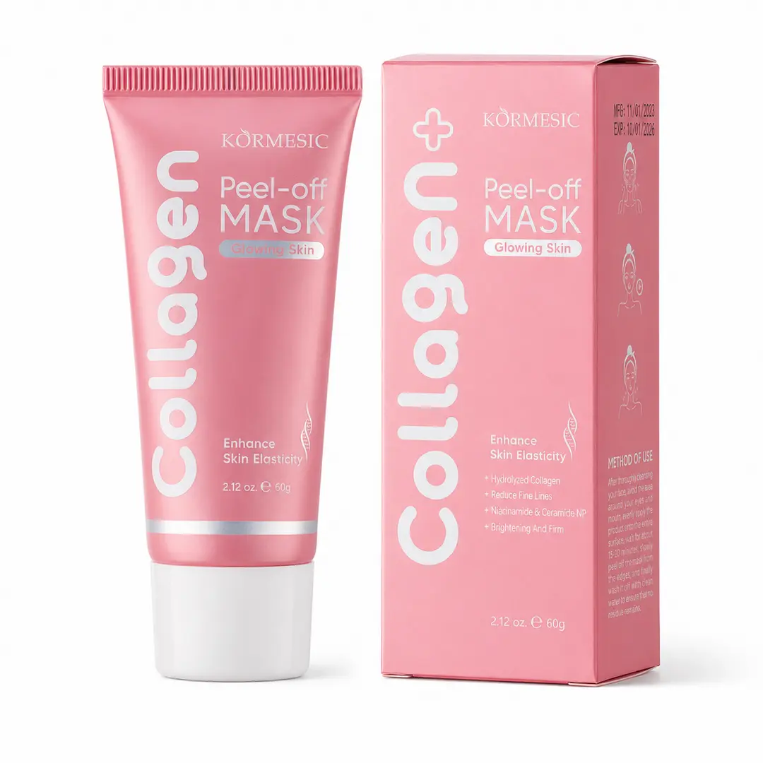 Collagen Exfoliating Face Mask - Gentle Pore Cleanser, Dead Skin Remover, Hydrator, Moisturizer, Dullness & Roughness Improver for Smoother Brighter Skin (2.12 oz/60g)