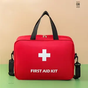 Double-Layer Home First Aid Kit, Travel Medicine Bag, Storage Box, School Medical Tool Set, Portable Student Emergency Kit, Outdoor Drug Organizer【Empty Bag Only】