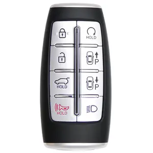 Keyless2Go 2022, 2023, 2024 Genesis GV80 8-Button Replacement Smart Keyless Entry Remote Proximity Key Fob