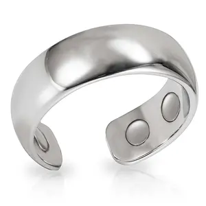 MagnetRX Magnetic Ring (Color : Polished Silver)