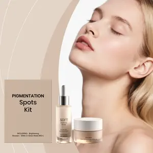 Dark Spot Corrector Kit – Brightening Booster Serum & Glow Mask Set for Even Skin Tone