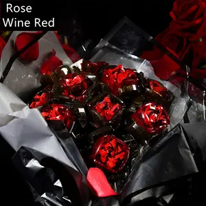 [Mother's Day Gift] Forever Rose Decorated Flower Bouquet Building Kit, Rose Bouquet Block Set, Creative Birthday Gift For Mom, Adult toys Collectibles, Unique DIY Home Décor, Wedding Anniversary Gift, Perfect for Couples  Artificial Faux Plants