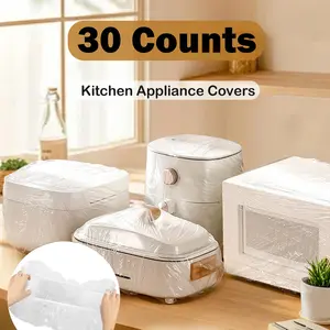 30 Counts Kitchen Appliance Dust Covers, blocks fumes and dust, cuts cleaning time