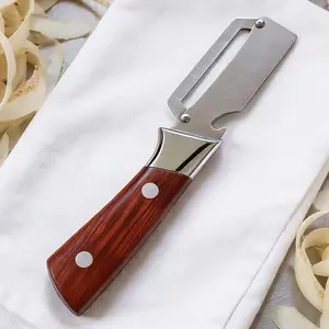 2-Piece Stainless Steel Vegetable Peeler Bottle Opener Combo, Durable Kitchen Tool for Fruit and Vegetable Prep, Easy Handling for Right-Handed Users, Essential Cooking Accessories for Home Kitchen Use