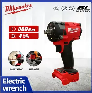 Milwaukee M18 Fuel 1/2Y"FIW212  Impact Wrench  tool set Brushless Cordless Drill Lightweight High Torque Brushless Impact Gun for Professionals & DIY Enthusiasts screwdriver power tiktokshopspringglowup Tool Kit outdoorfun