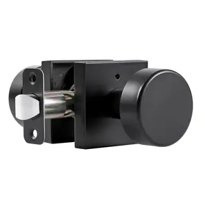 Matte Black Door Knob