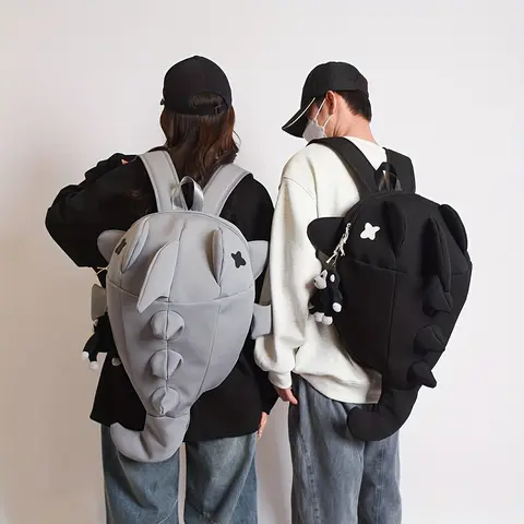 BIGWIG Unisex Funny Bags - Fashion Durable Backpack Luggage for Travel, Airport Backpack, Creative Casual Daypack for Students, Korean-Style Ins Design, Motorcycle Use