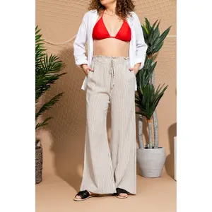 Maxwell Pant in Natural Stripe