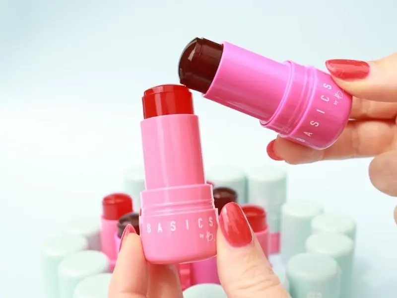 Basics By B Jube Tube Cheek & Lip Stain – 2-in-1 Gel Tint, Hydrating, Long-Lasting, Natural Flush, Vegan Cruelty-Free