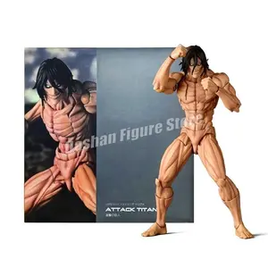 Revoltech Eren Jaeger Action Figure The Founding Titan Yeager Figures Kaiyodo Amazing Yamaguchi Attack on Titan 16cm Model Toys
