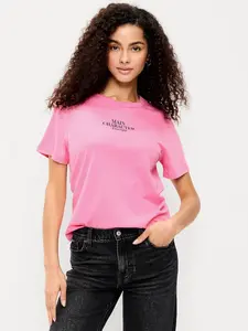 Old Navy Women's EveryWear Crew-Neck Graphic T-Shirt