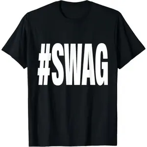 Men Hashtag  Swag T-Shirt