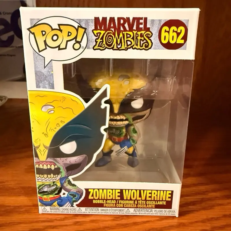Zombie Wolverine Funko Pop! #662 Collectible Toy, Statue, Ideal Holiday Gift for Entertainment Figurine Enthusiasts