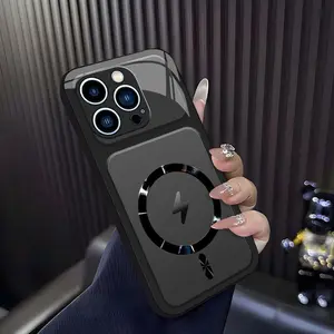 Lightning Bolt Design Gloss MagSafe Compatible Shockproof Protective Cover with Precision Magnet Ring for [iPhone 12 Pro Max] 952