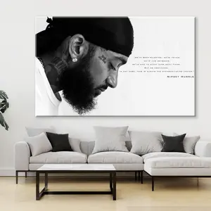 Nipsey Hussle Quotes Wall Art , Famous People , Nipsey Hussle , Rap Music Lovers , Mother's Day Gift Idea Poster No Frame