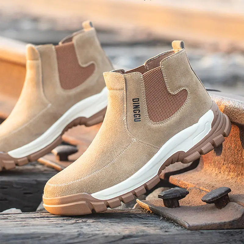 Safety shoes men casual steel toe shoes for men,industrial welding work shoes