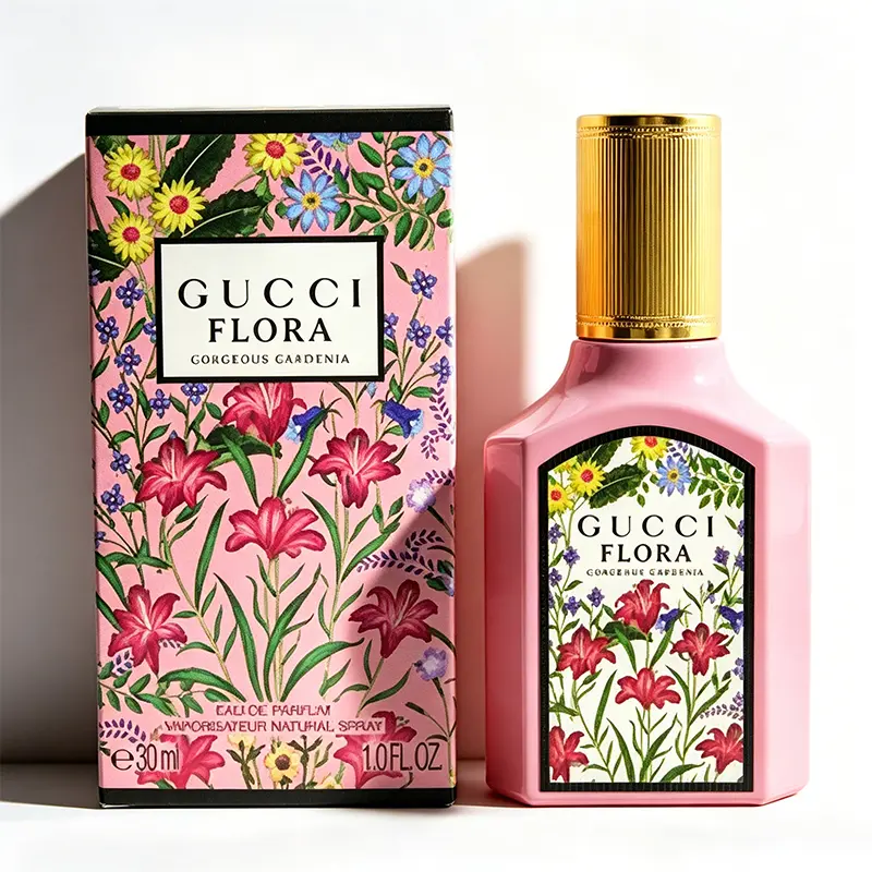 Gucci Flora Gorgeous Gardenia Women's Eau de Parfum, 1.0 oz/30 ml, Sweet Floral-Fruity Scent Fragrance