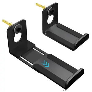 Sound Bar Wall Mount Bracket Heavy Duty Metal 33lb Capacity Depth Adjustable 3.6"-6.4" for Samsung Bose LG Sony JBL Speakers TV Mount