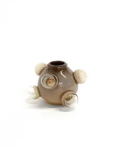 Sticky GlassBubble Vase II -Small Glassblown Vase for Home Decor