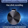 Professional Portable Bluetooth Audio Voice Recorder - Chargeable 1-Click Device with 5V1A USB Charger for Extended Battery Life, Multi-Functional Smart Control