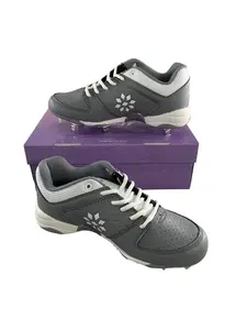Ringor RIP-IT Diamond Softball Cleats Womens 8 Gray Charcoal White Metal Shoes